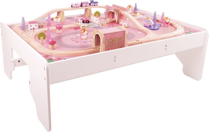 Bigjigs Rail Vláčkodráha Magical a stůl - obrázek 1
