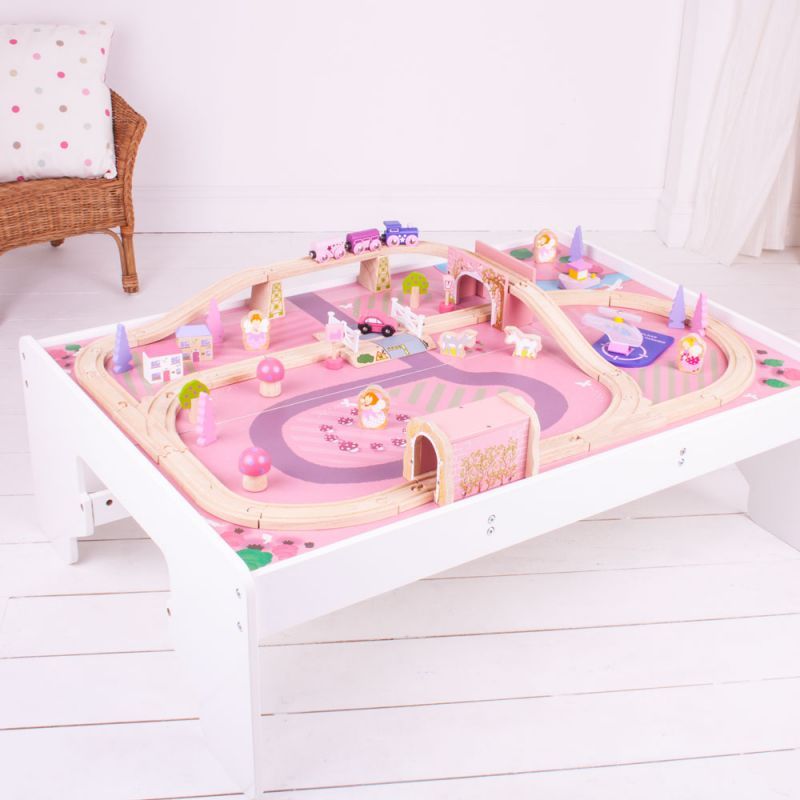 Bigjigs Rail Vláčkodráha Magical a stůl - obrázek 2