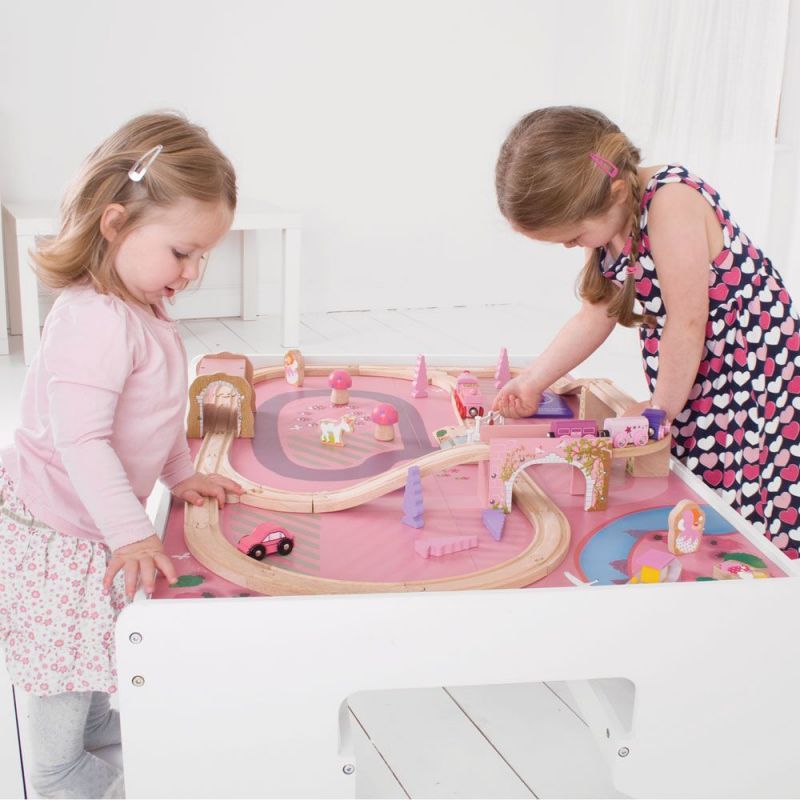 Bigjigs Rail Vláčkodráha Magical a stůl - obrázek 4