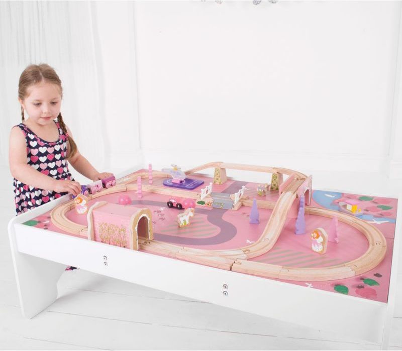 Bigjigs Rail Vláčkodráha Magical a stůl - obrázek 5
