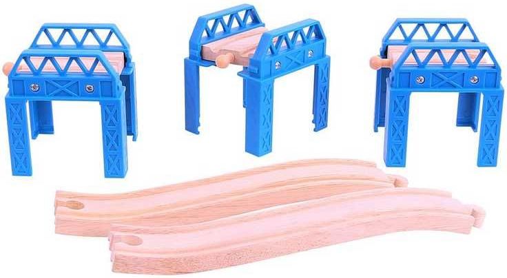 Vláčkodráha mosty - Set mostní konstrukce (Bigjigs) - obrázek 8
