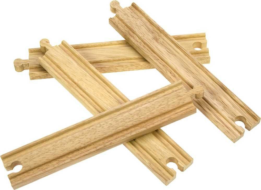 Vláčkodráha koleje - Rovinka dlouhá, 4ks (Bigjigs) - obrázek 10