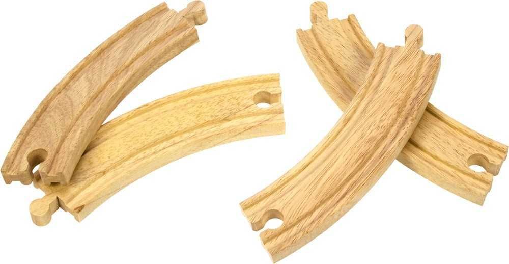 Bigjigs Rail Dlouhé kruhové koleje 17cm 4ks - obrázek 3