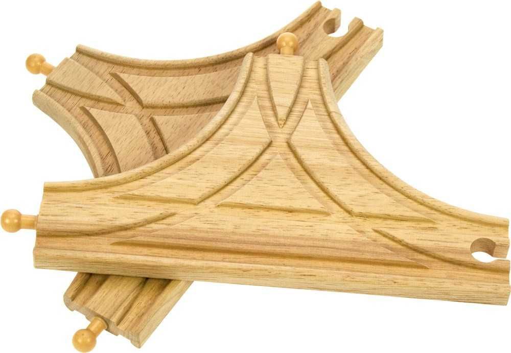Vláčkodráha koleje - Výhybka "T", 2ks (Bigjigs) - obrázek 4