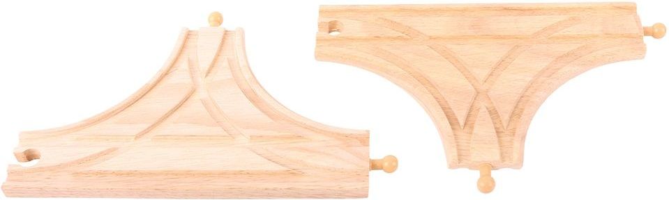 Vláčkodráha koleje - Výhybka "T", 2ks (Bigjigs) - obrázek 5