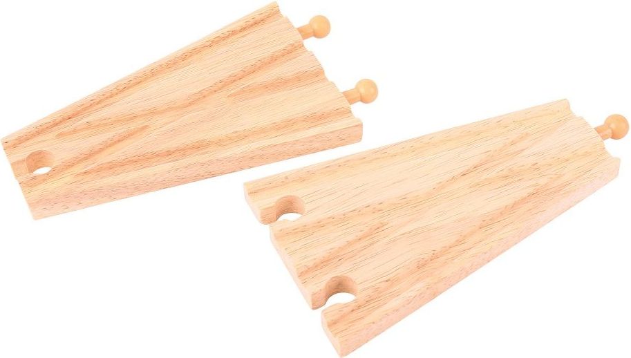 Vláčkodráha koleje - Výhybka rovná, 2ks (Bigjigs) - obrázek 5