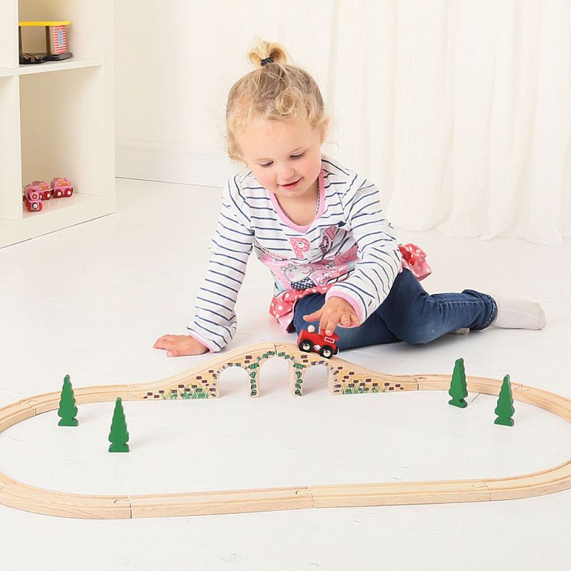 Bigjigs Rail Dřevěná kolej most - obrázek 2