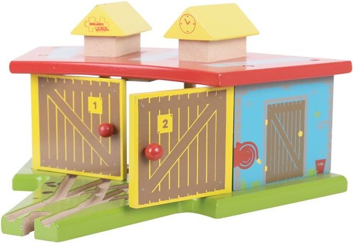 Bigjigs Rail Trojité depo s vraty - obrázek 1