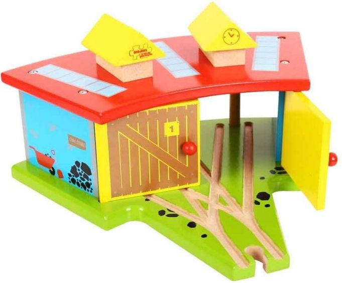Bigjigs Rail Trojité depo s vraty - obrázek 4