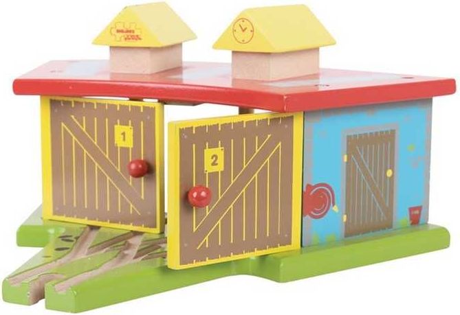 Bigjigs Rail Trojité depo s vraty - obrázek 7