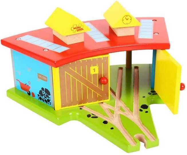 Bigjigs Rail Trojité depo s vraty - obrázek 8