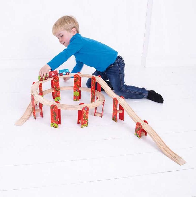 Bigjigs Rail Víceúrovňový set kolejí - obrázek 7