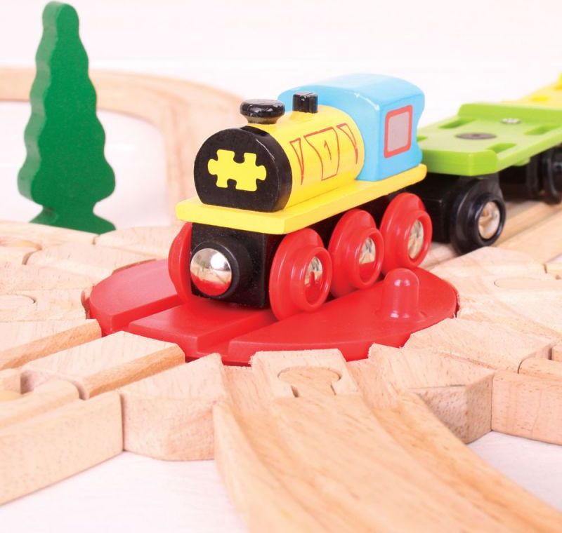Bigjigs Rail Točna s 8 výjezdy - obrázek 2