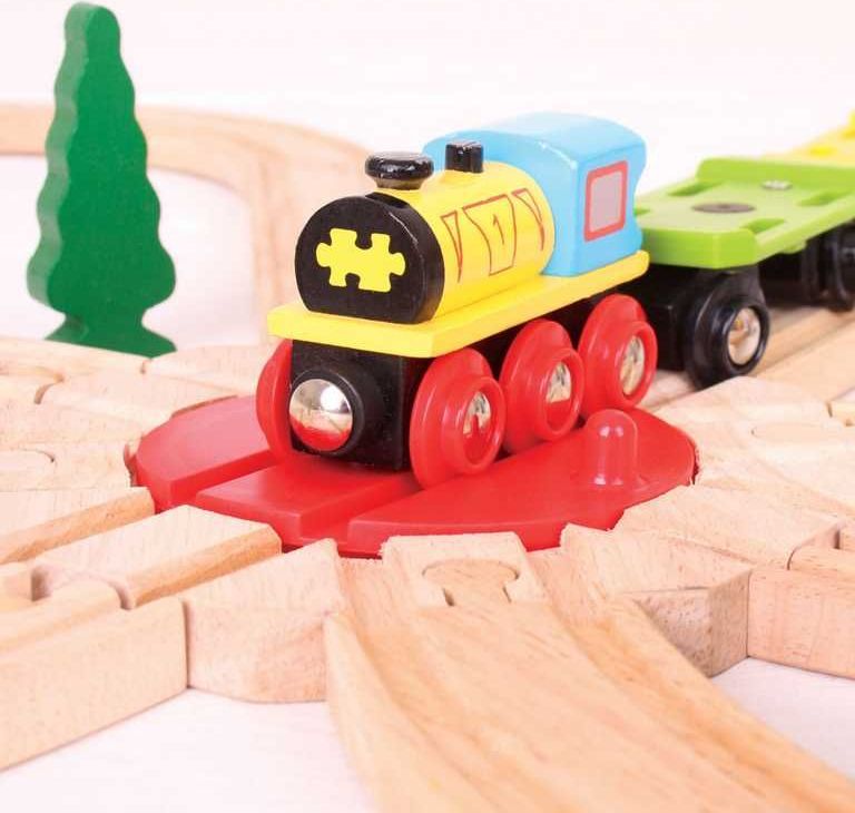 Bigjigs Rail Točna s 8 výjezdy - obrázek 4