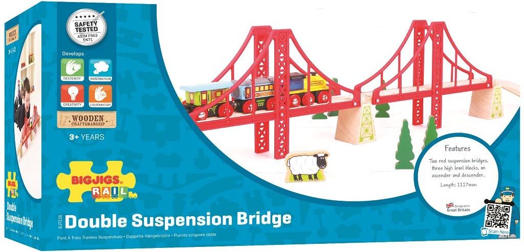 Bigjigs Rail Dvojitý železniční most - obrázek 8