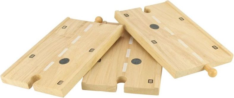 Bigjigs Rail Dřevěné autodráhy dlouhá cesta 3Ks - obrázek 1