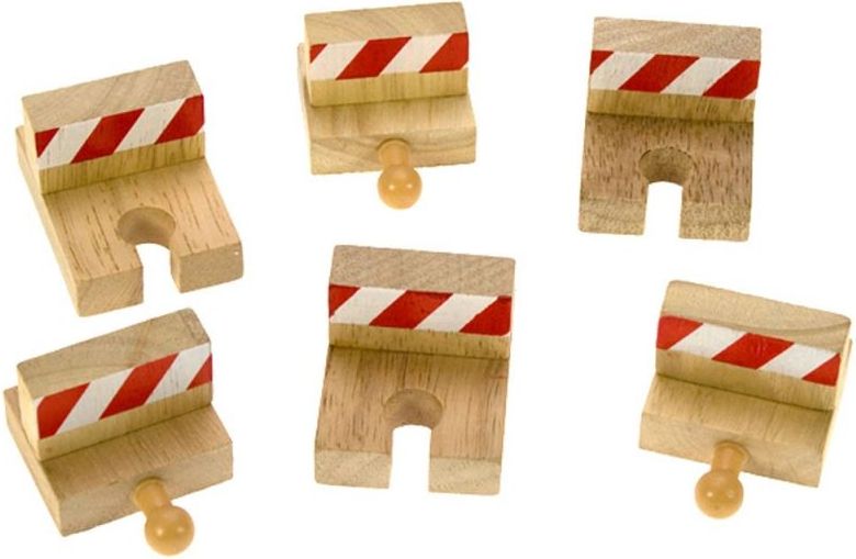 Bigjigs Rail Nárazníky 6ks - obrázek 1