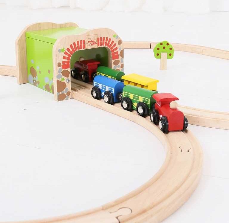 Vláčkodráha tunely - Tunel dvojitý (Bigjigs) - obrázek 12
