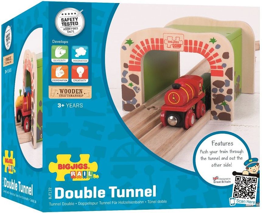 Vláčkodráha tunely - Tunel dvojitý (Bigjigs) - obrázek 15