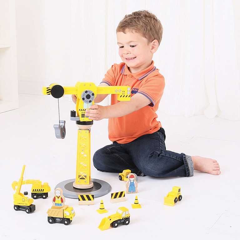 Bigjigs Rail Jeřáb a stavební stroje - obrázek 6