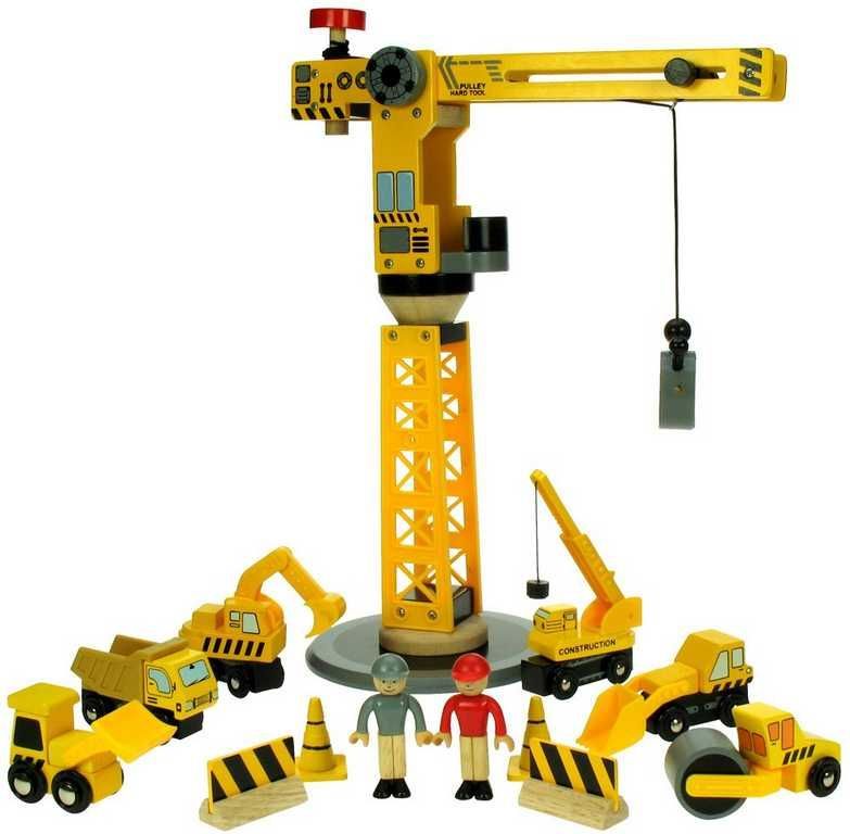 Bigjigs Rail Jeřáb a stavební stroje - obrázek 11