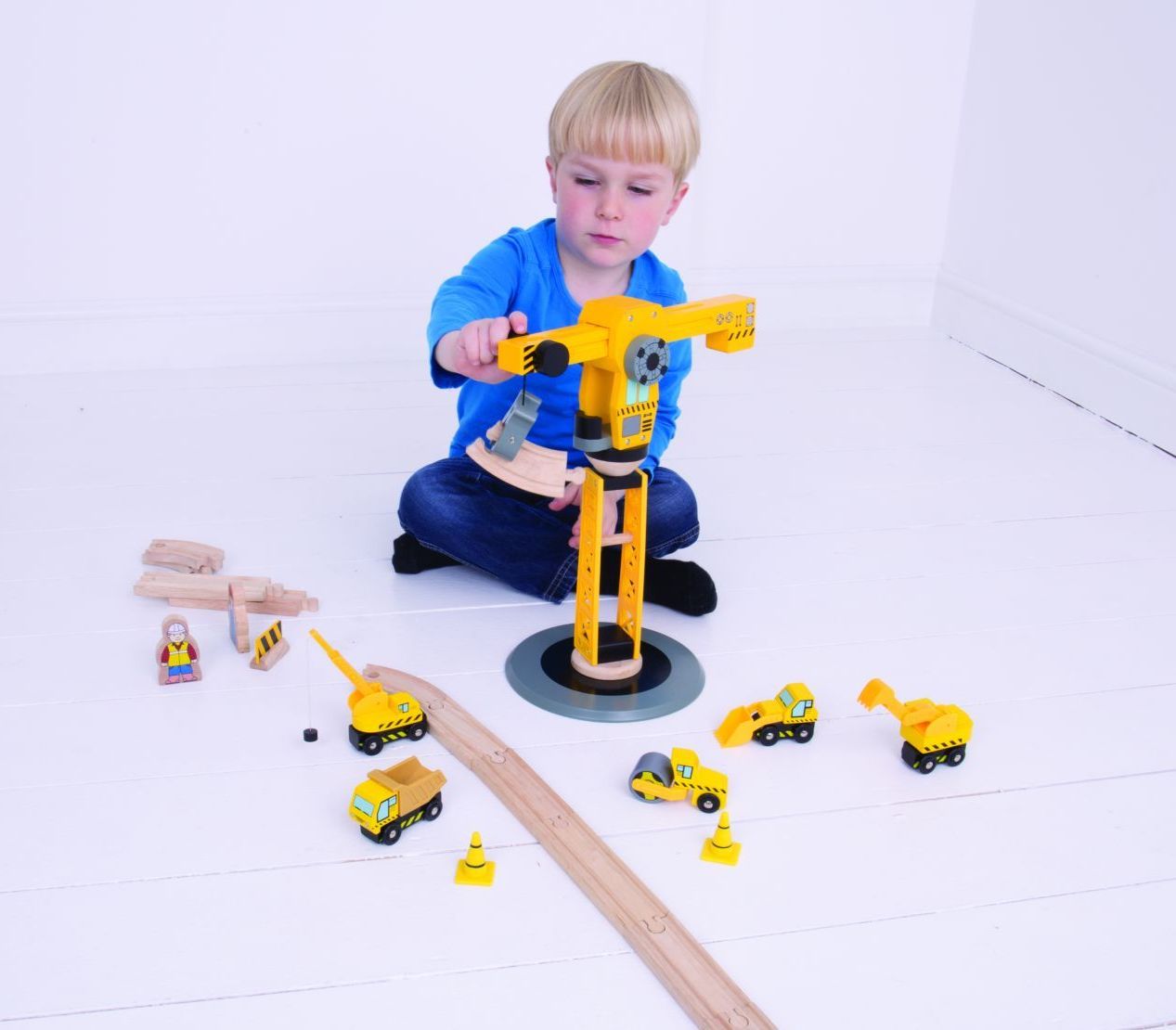 Bigjigs Rail Jeřáb a stavební stroje - obrázek 15