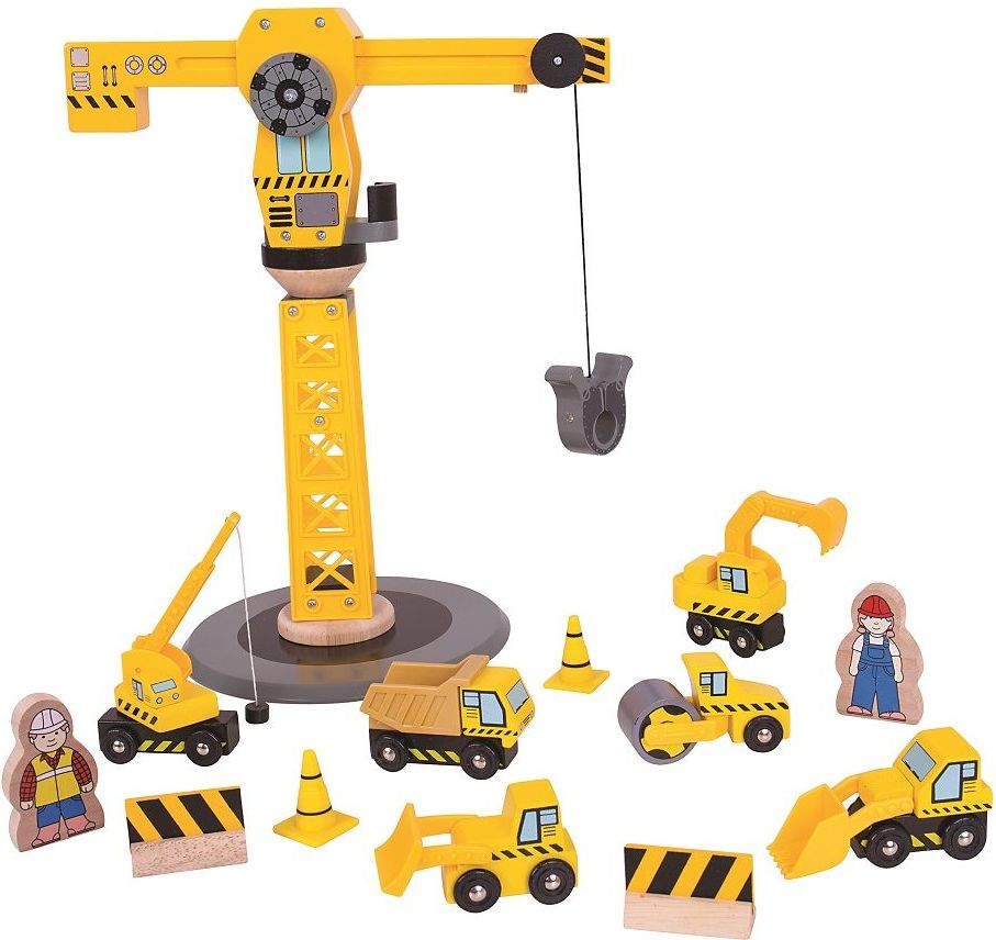 Bigjigs Rail Jeřáb a stavební stroje - obrázek 18