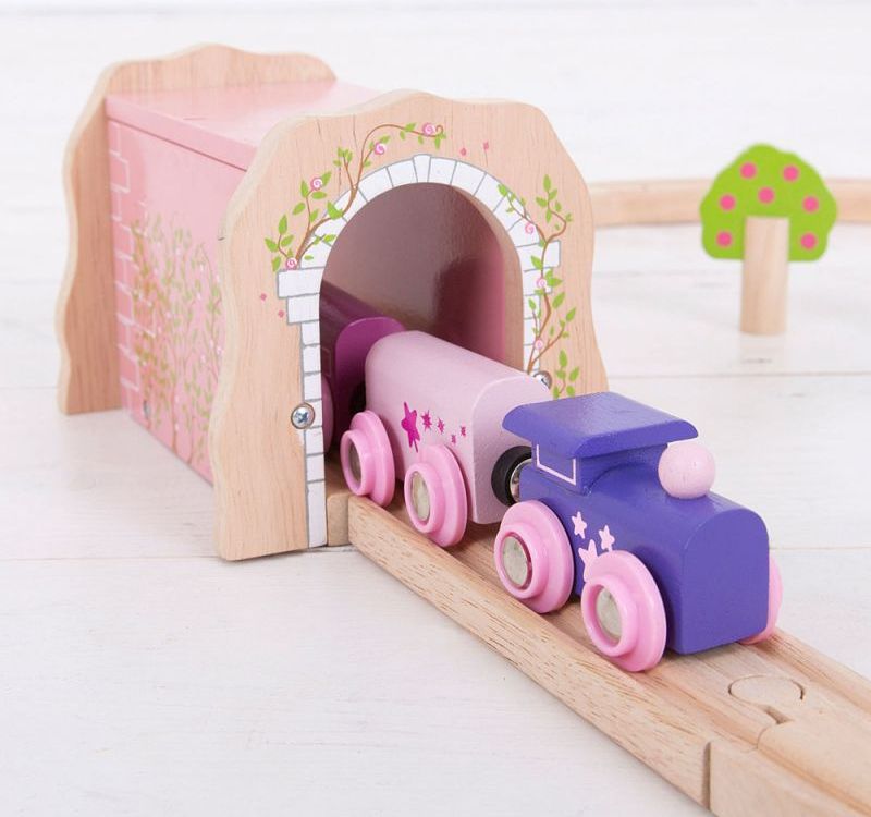 Bigjigs Rail Růžový železniční tunel - obrázek 2