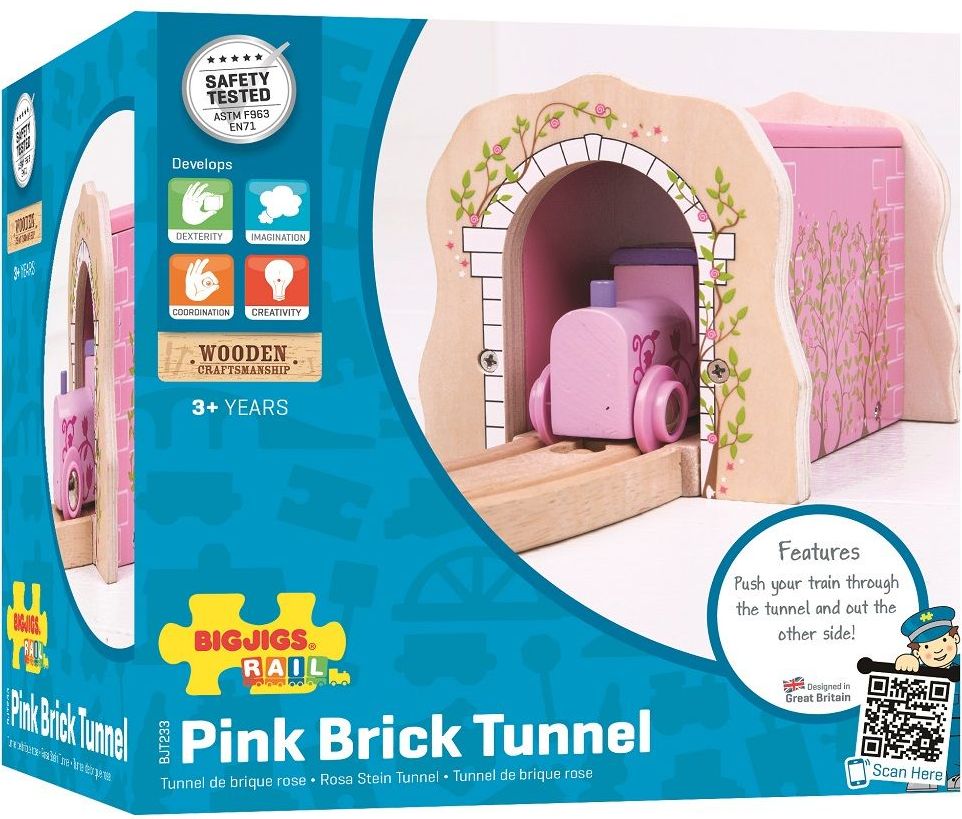 Bigjigs Rail Růžový železniční tunel - obrázek 10