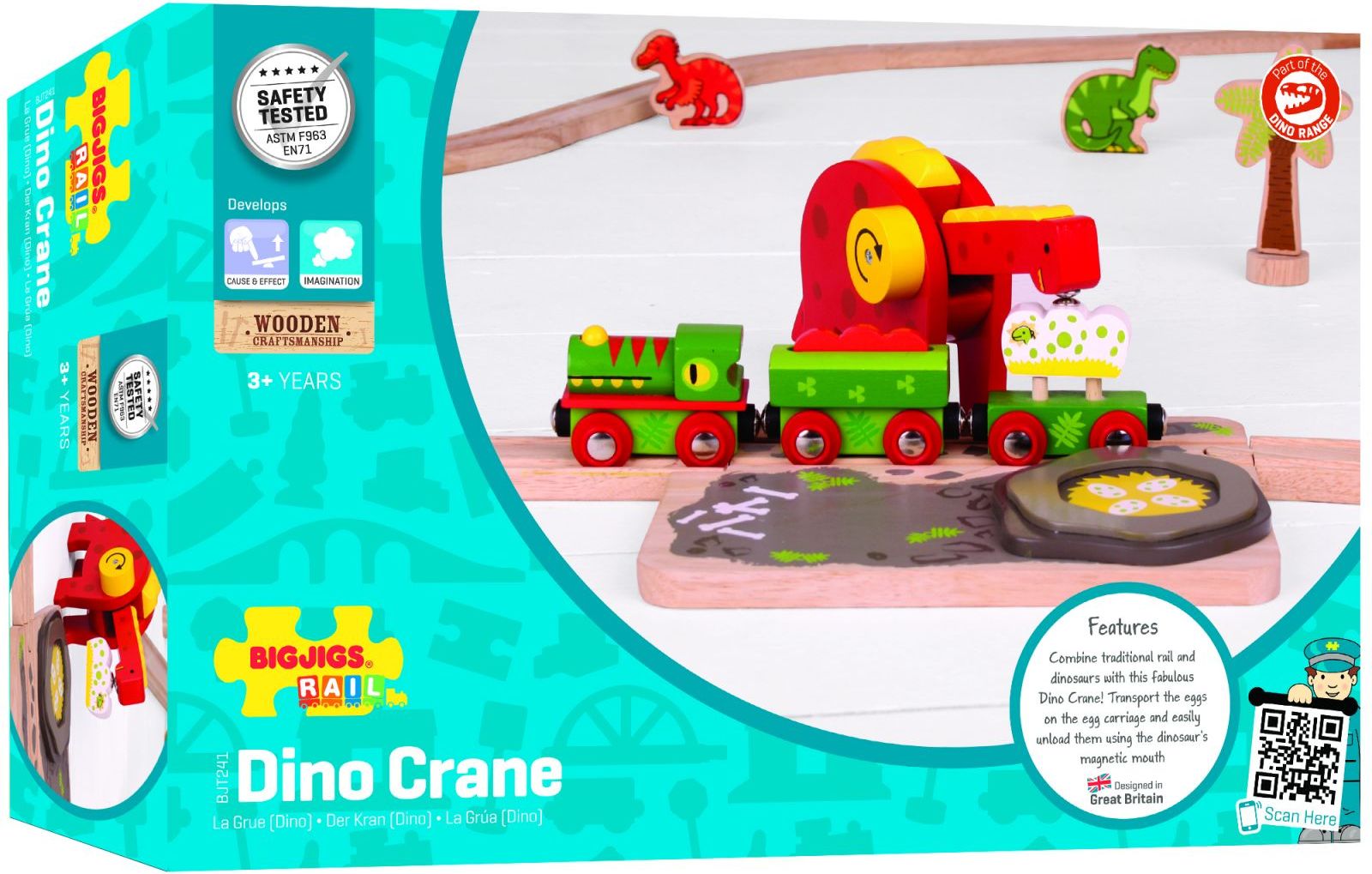 Bigjigs Rail Dinosauří jeřáb - obrázek 20