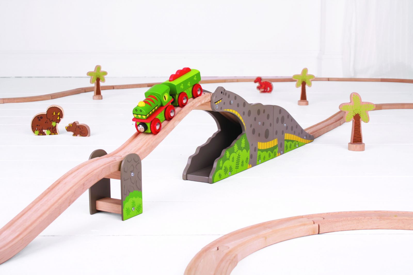 Vláčkodráha mosty - Dinosauří most (Bigjigs) - obrázek 12