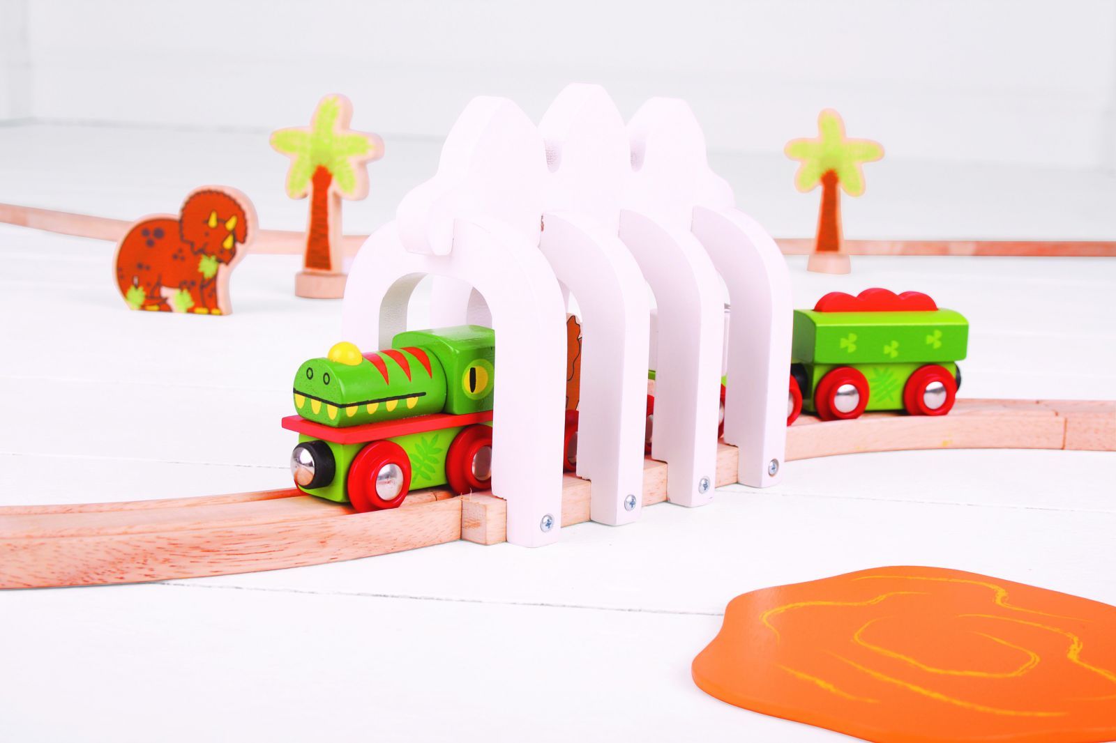 Bigjigs Rail Dinosauří tunel kostra - obrázek 5
