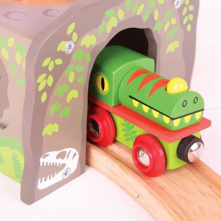 Vláčkodráha tunely - Dinosauří tunel, T-Rex (Bigjigs) - obrázek 11