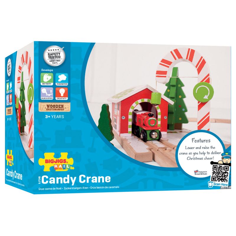 Bigjigs Rail Vánoční jeřáb - obrázek 3