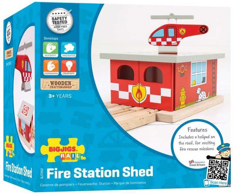 Bigjigs Rail Depo hasičská stanice - obrázek 8