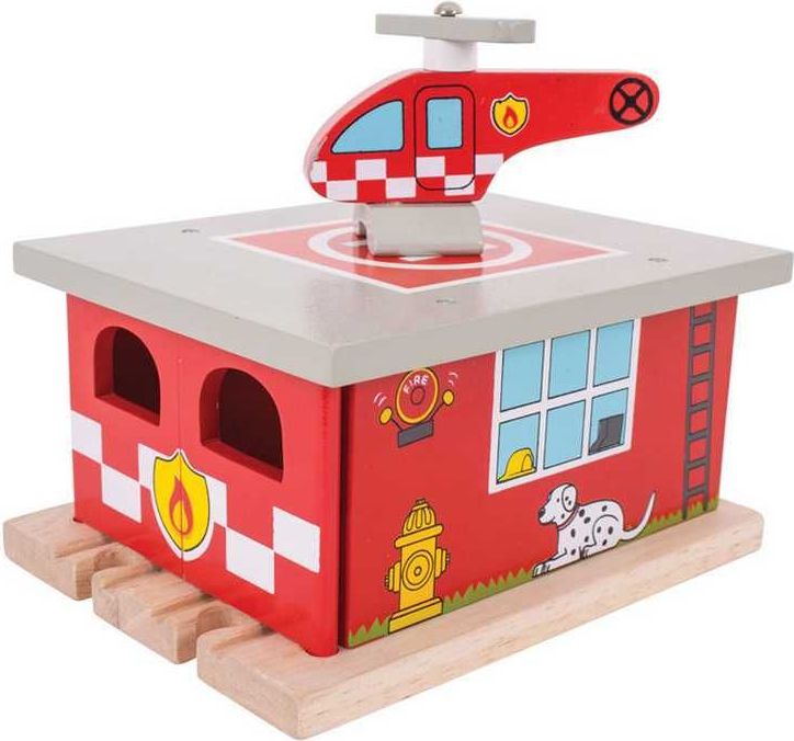 Bigjigs Rail Depo hasičská stanice - obrázek 13