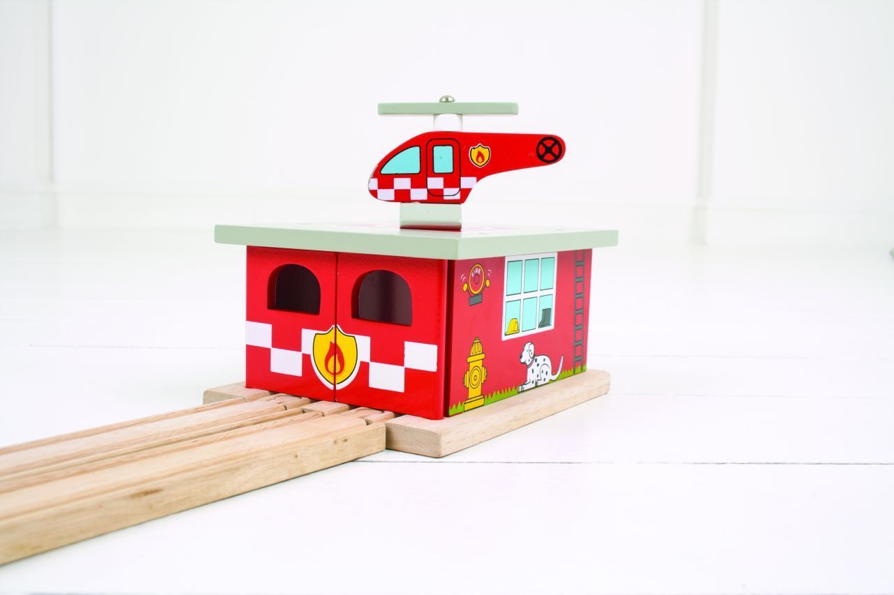 Bigjigs Rail Depo hasičská stanice - obrázek 16