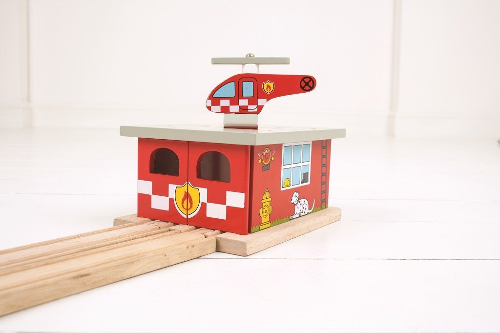 Bigjigs Rail Depo hasičská stanice - obrázek 20