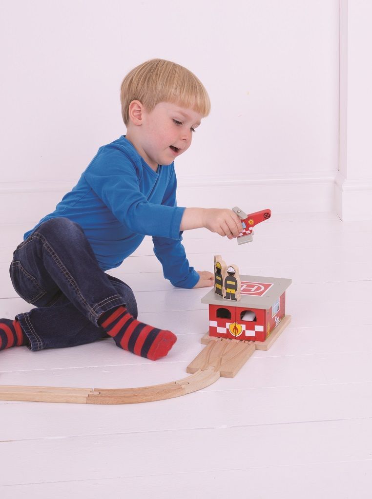 Bigjigs Rail Depo hasičská stanice - obrázek 21