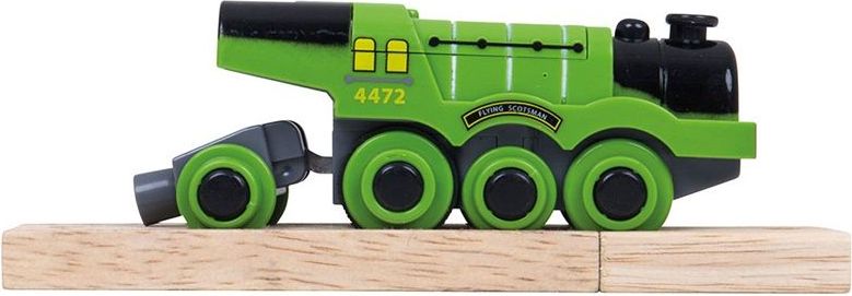 Bigjigs Rail Elektrická lokomotiva Flying Scotsman zelená - obrázek 7