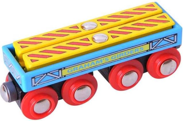 Bigjigs Vagónek se dvěmi nosníky - obrázek 1