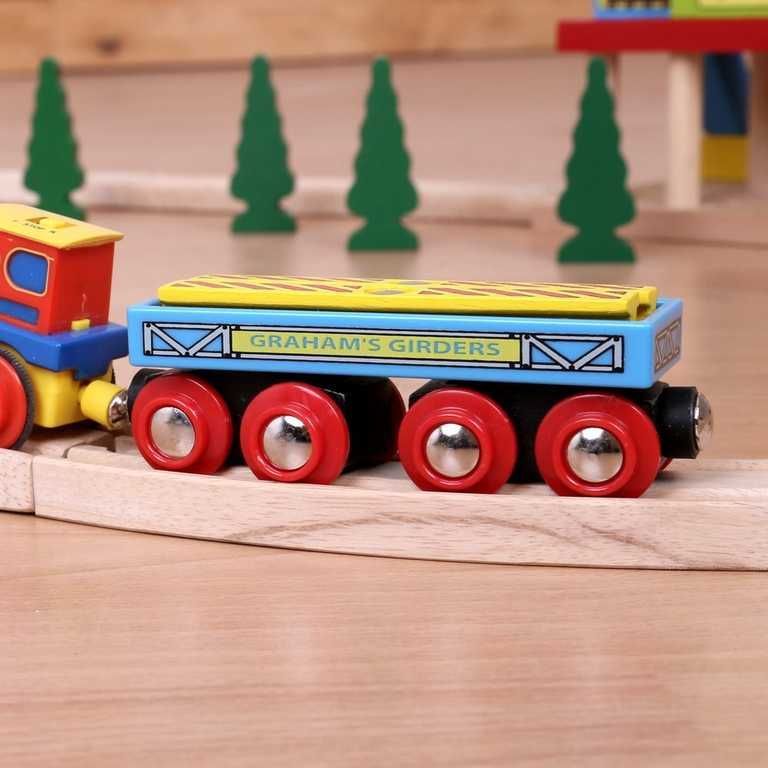 Bigjigs Vagónek se dvěmi nosníky - obrázek 9