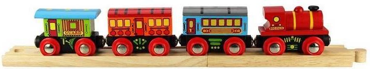 Bigjigs Rail Osobní vlak + 3 koleje - obrázek 4