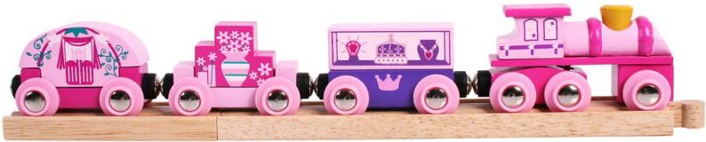 Bigjigs Rail Vlak pro princezny + 3 koleje - obrázek 1