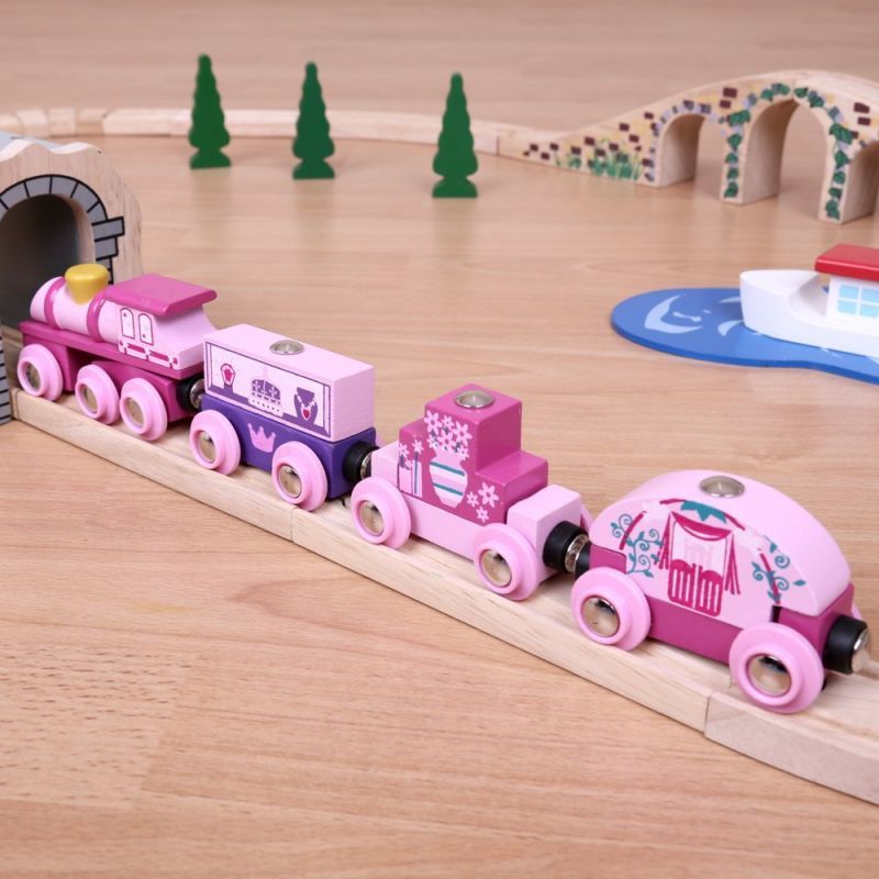 Bigjigs Rail Vlak pro princezny + 3 koleje - obrázek 2