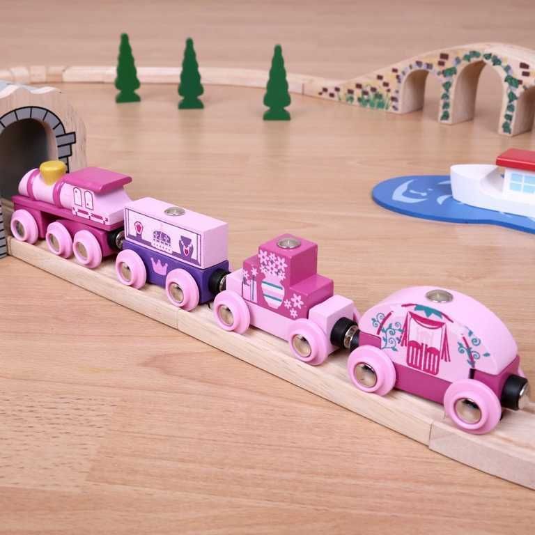 Bigjigs Rail Vlak pro princezny + 3 koleje - obrázek 5