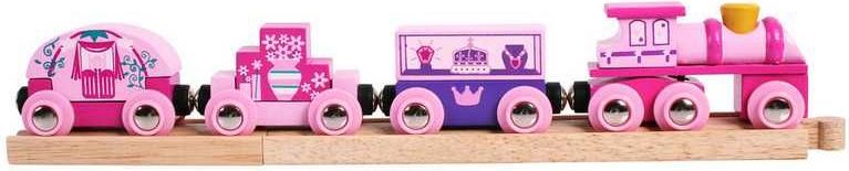 Bigjigs Rail Vlak pro princezny + 3 koleje - obrázek 6