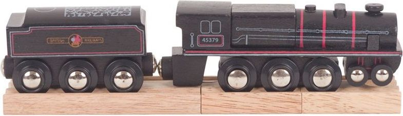 Bigjigs Rail Dřevěná replika lokomotivy Black 5 engine - obrázek 1