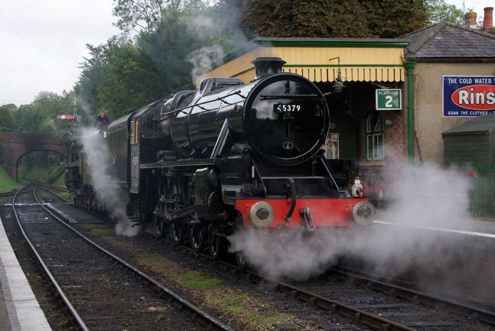 Bigjigs Rail Dřevěná replika lokomotivy Black 5 engine - obrázek 8