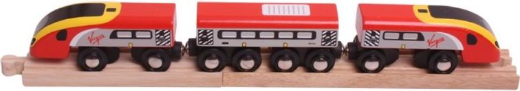 Bigjigs Rail Virgin Pendolino - obrázek 1